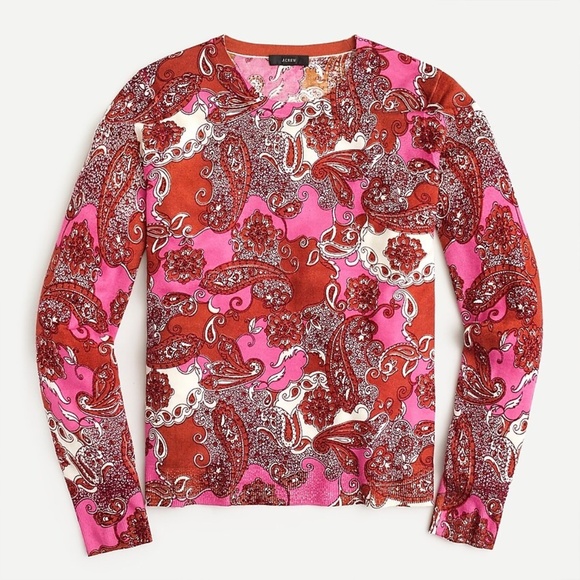 J. Crew Sweaters - J. Crew Margot Sweater in Vintage Paisley S